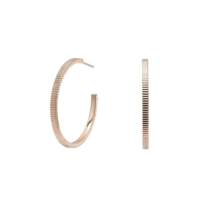 Earrings Women Olivia Burton Linear Carnation Gold Hoop Earrings
