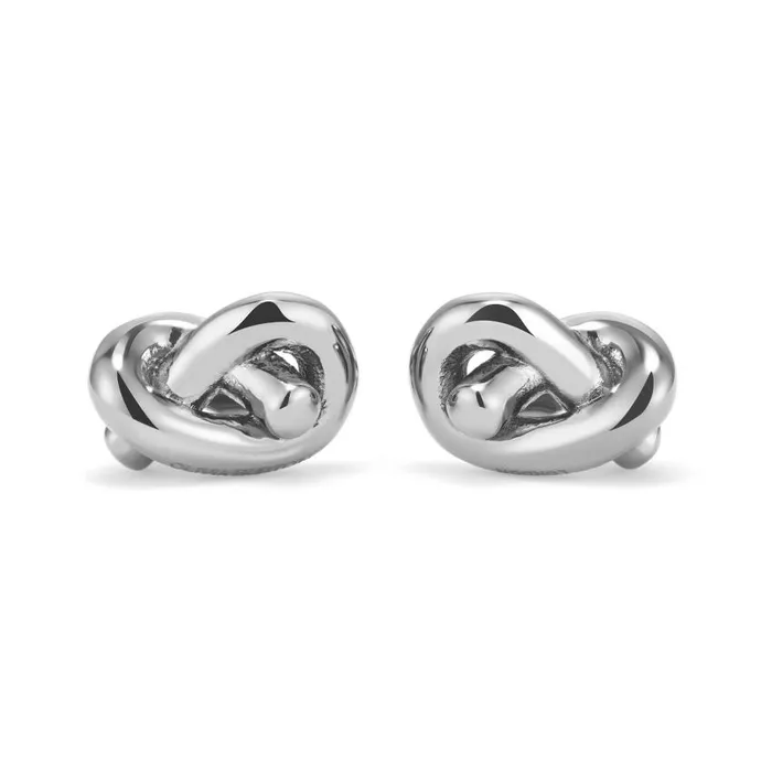 Earrings Women Olivia Burton Lovers Knot Silver Tone Stud Earrings
