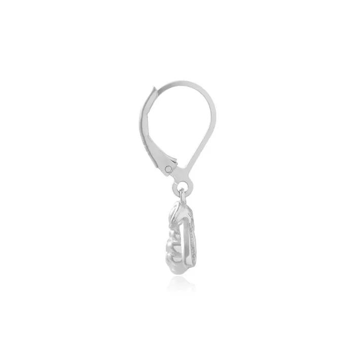 Earrings Women Olivia Burton Silver Bee Lever Back Hoops