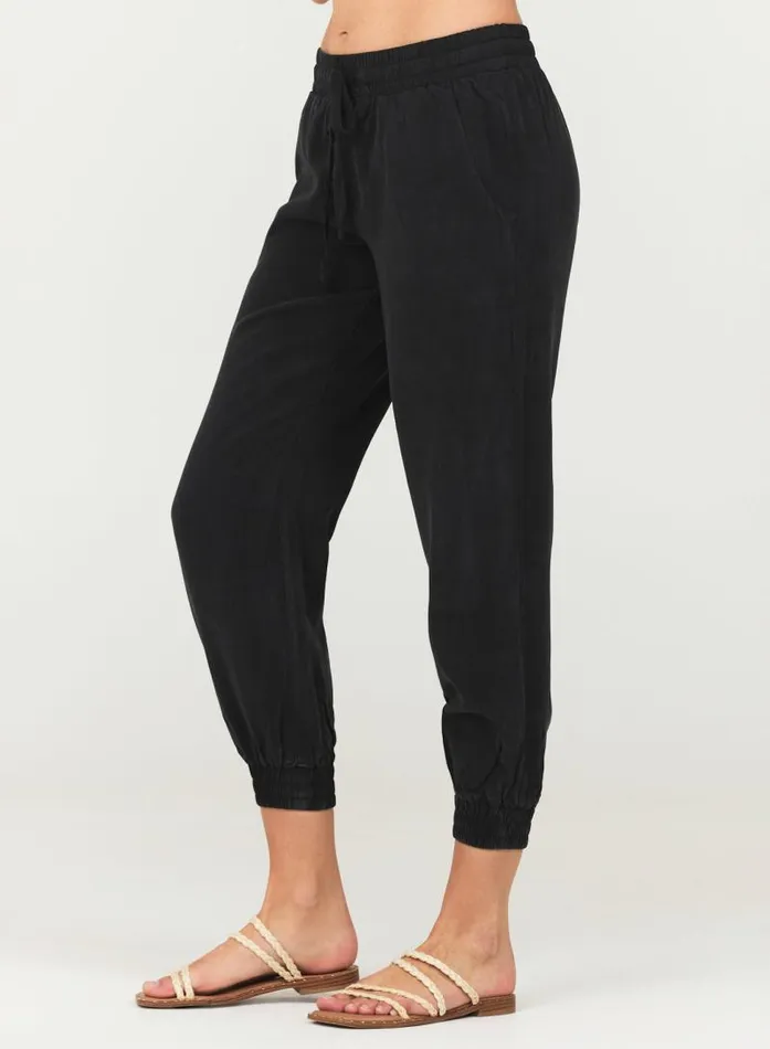Easy Drawstring Jogger 8211 Vintage Black Women Bella Dahl Joggers Easy Drawstring Jogger 8211 Vintage Black Women Bella Dahl Joggers