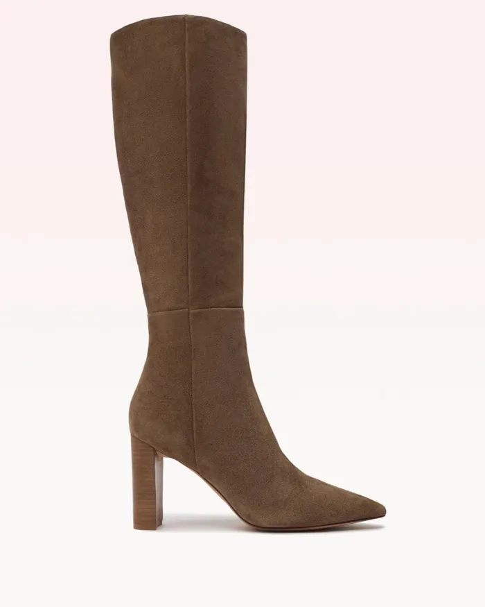 Elisa Tan Tall Boot 8211 Luxury Leather Boots 8211 KneeHigh Boots Tan Women Alexandre Birman Boots Elisa Tan Tall Boot 8211 Luxury Leather Boots 8211 KneeHigh Boots Tan Women Alexandre Birman Boots