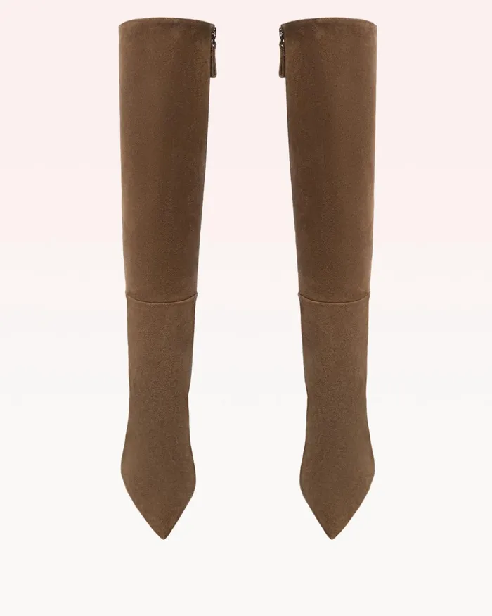 Elisa Tan Tall Boot 8211 Luxury Leather Boots 8211 KneeHigh Boots Tan Women Alexandre Birman Boots