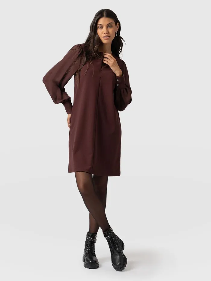 Esme Zip Up Dress 8211 Maroon Maroon Women Saint And Sofia Dresses