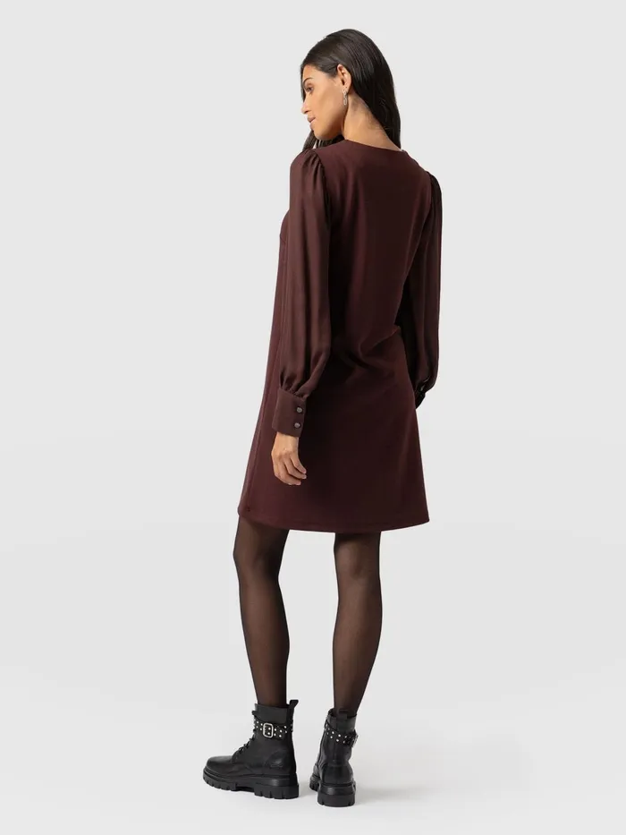 Esme Zip Up Dress 8211 Maroon Maroon Women Saint And Sofia Dresses