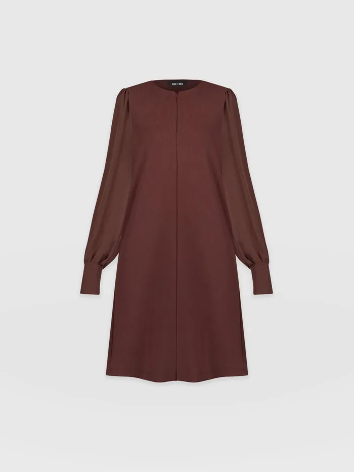 Esme Zip Up Dress 8211 Maroon Maroon Women Saint And Sofia Dresses