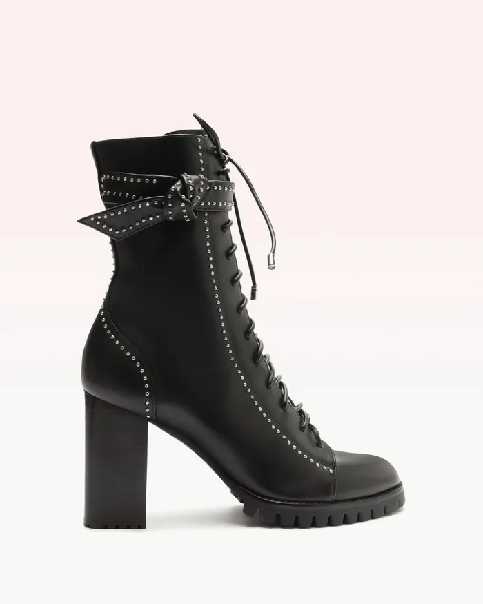 Evelyn Studded Combat Boots 8211 Black Lace Up Booties Black Women Alexandre Birman Boots Evelyn Studded Combat Boots 8211 Black Lace Up Booties Black Women Alexandre Birman Boots