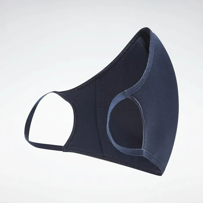 Face Covers Womens Reebok Face Cover ML 3Pack Pure Grey 5 Vector Navy Vector Red