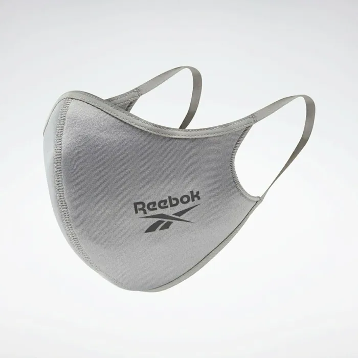Face Covers Womens Reebok Face Cover ML 3Pack Pure Grey 5 Vector Navy Vector Red