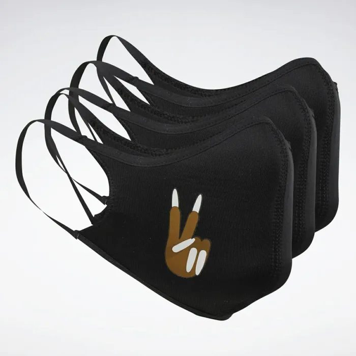 Face Covers Womens Reebok Launch Face Cover ML 3Pack Multi