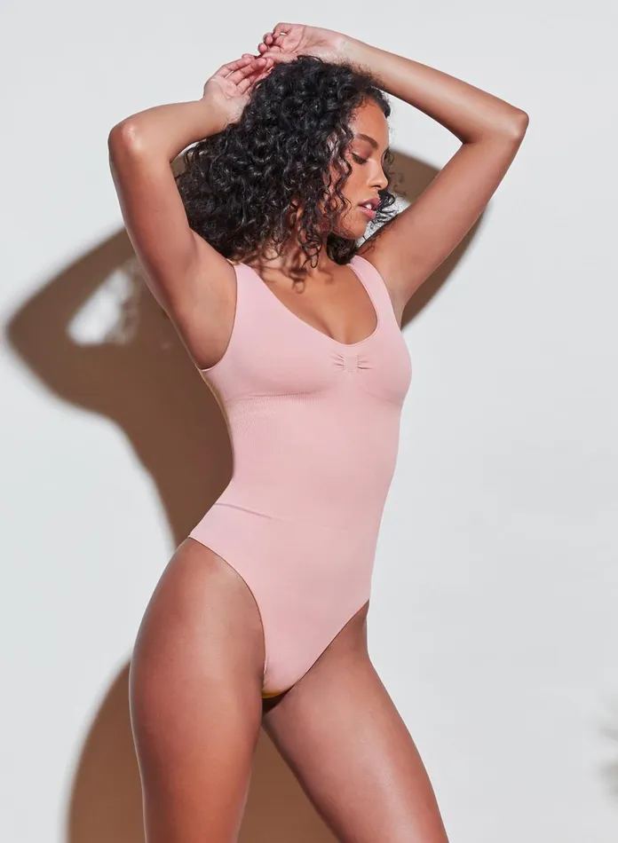 Fleur Du Mal Bodysuits Women Le Body Control Bodysuit Rose Pink