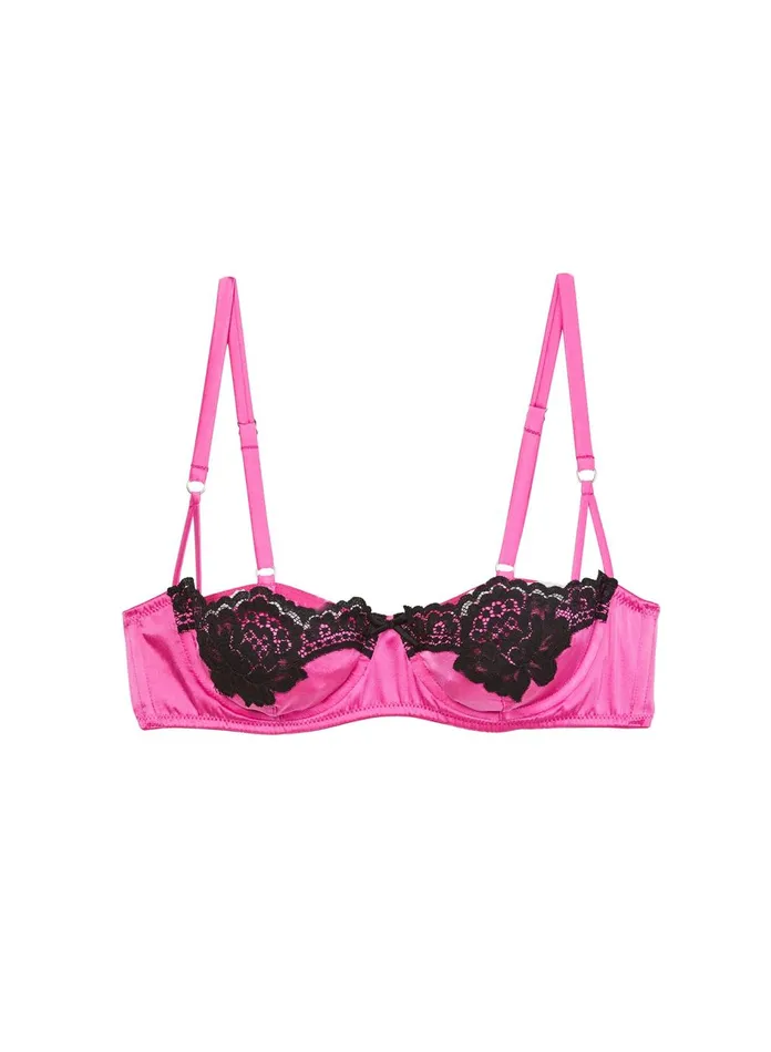 Fleur Du Mal Bras Women All About Eve Balconette Bra Some Like It Hot Pink Fleur Du Mal Bras Women All About Eve Balconette Bra Some Like It Hot Pink