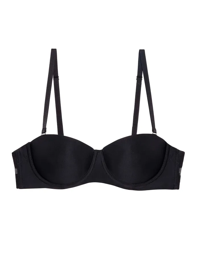 Fleur Du Mal Bras Women Charlotte Convertible Strapless Bra Black