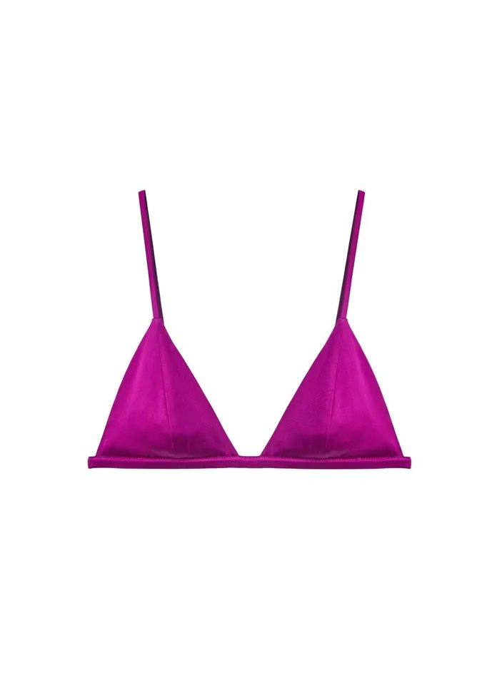 Fleur Du Mal Bras Women Luxe Triangle Bra Vixen Fleur Du Mal Bras Women Luxe Triangle Bra Vixen