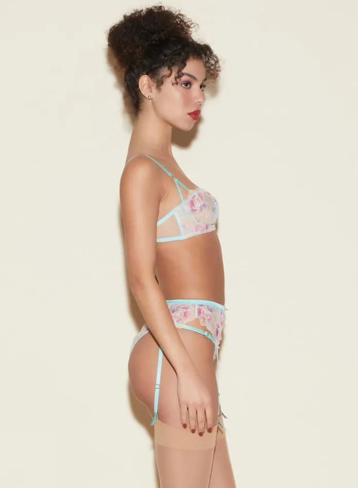 Fleur Du Mal Bras Women Pixie Embroidery Balconette Bra Fresh Mint Fleur Du Mal Bras Women Pixie Embroidery Balconette Bra Fresh Mint