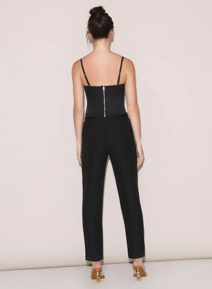 Fleur Du Mal Bustiers and Bra Tops Women Hamptons Bustier Black Fleur Du Mal Bustiers and Bra Tops Women Hamptons Bustier Black