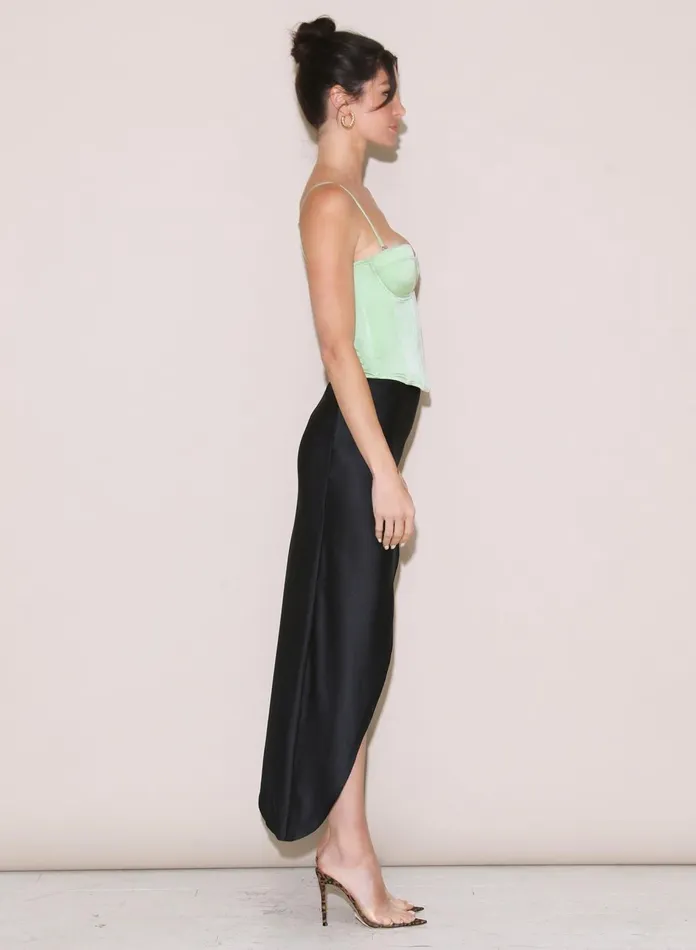 Fleur Du Mal Bustiers and Bra Tops Women Hamptons Bustier Matcha Fleur Du Mal Bustiers and Bra Tops Women Hamptons Bustier Matcha