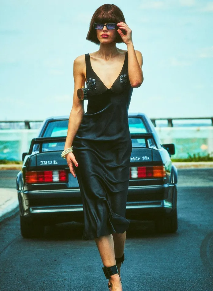 Fleur Du Mal Dresses Women Embellished Cutout Dress Black Fleur Du Mal Dresses Women Embellished Cutout Dress Black