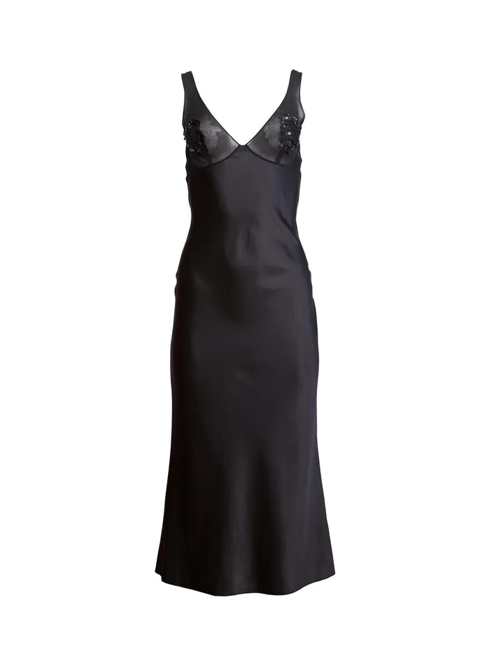 Fleur Du Mal Dresses Women Embellished Cutout Dress Black Fleur Du Mal Dresses Women Embellished Cutout Dress Black