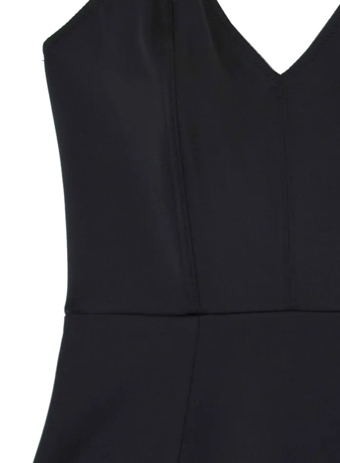 Fleur Du Mal One Pieces Women Strapless VNeck One Piece Black Fleur Du Mal One Pieces Women Strapless VNeck One Piece Black