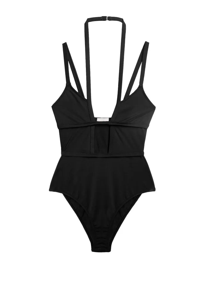 Fleur Du Mal One Pieces Women Strappy Keyhole One Piece Swimsuit Black Fleur Du Mal One Pieces Women Strappy Keyhole One Piece Swimsuit Black