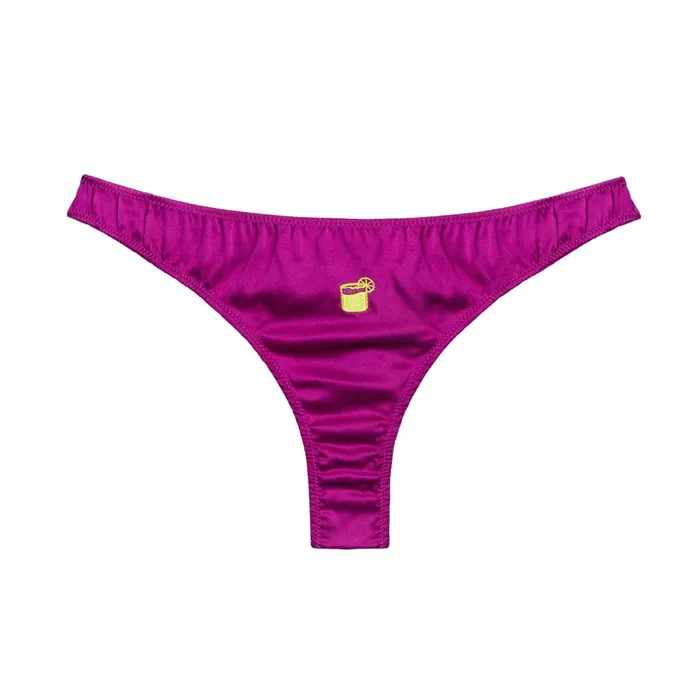 Fleur Du Mal Panties and Garters Women Margarita Embroidered Luxe Thong Vixen Fleur Du Mal Panties and Garters Women Margarita Embroidered Luxe Thong Vixen