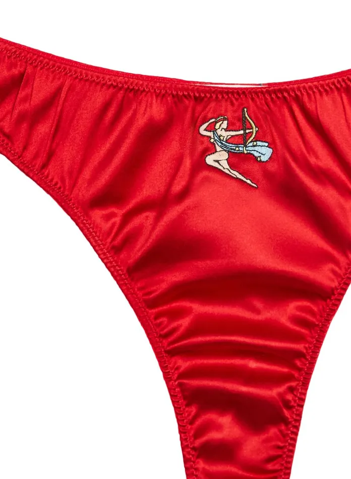 Fleur Du Mal Panties and Garters Women Sagittarius Zodiac Thong Sagittarius
