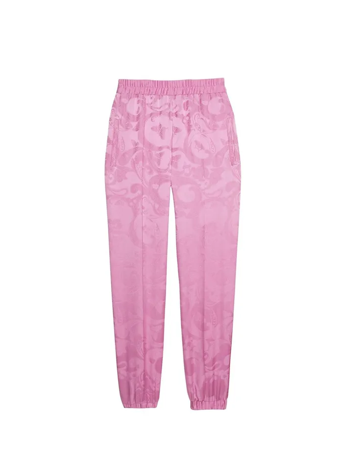Fleur Du Mal Pants Women Paisley Jacquard Track Pant Azalea Paisley Jacquard Fleur Du Mal Pants Women Paisley Jacquard Track Pant Azalea Paisley Jacquard