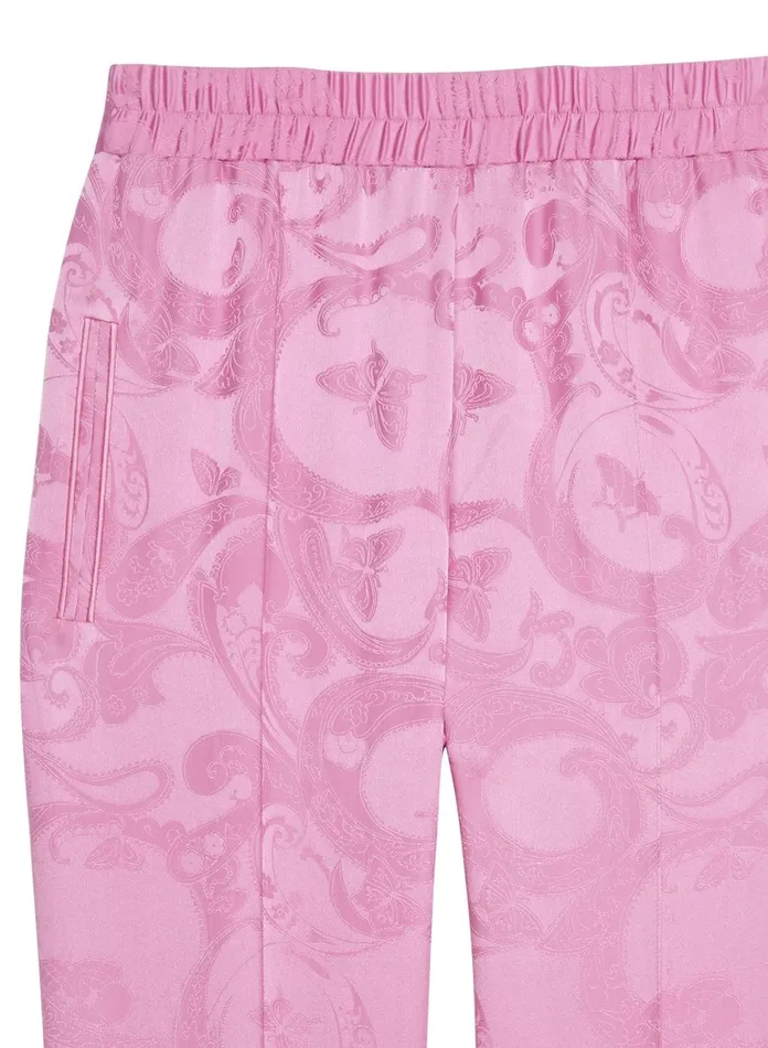 Fleur Du Mal Pants Women Paisley Jacquard Track Pant Azalea Paisley Jacquard Fleur Du Mal Pants Women Paisley Jacquard Track Pant Azalea Paisley Jacquard