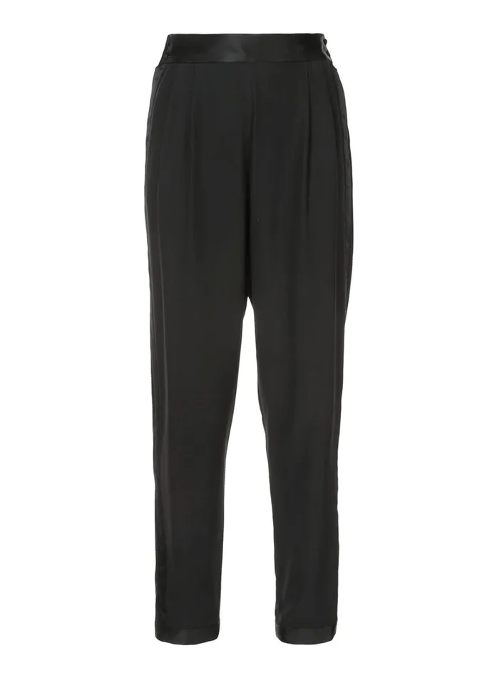 Fleur Du Mal Pants Women Tuxedo Pants Black Fleur Du Mal Pants Women Tuxedo Pants Black