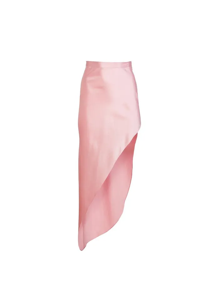 Fleur Du Mal Shorts and Skirts Women High Slit Skirt Pink Lady Fleur Du Mal Shorts and Skirts Women High Slit Skirt Pink Lady