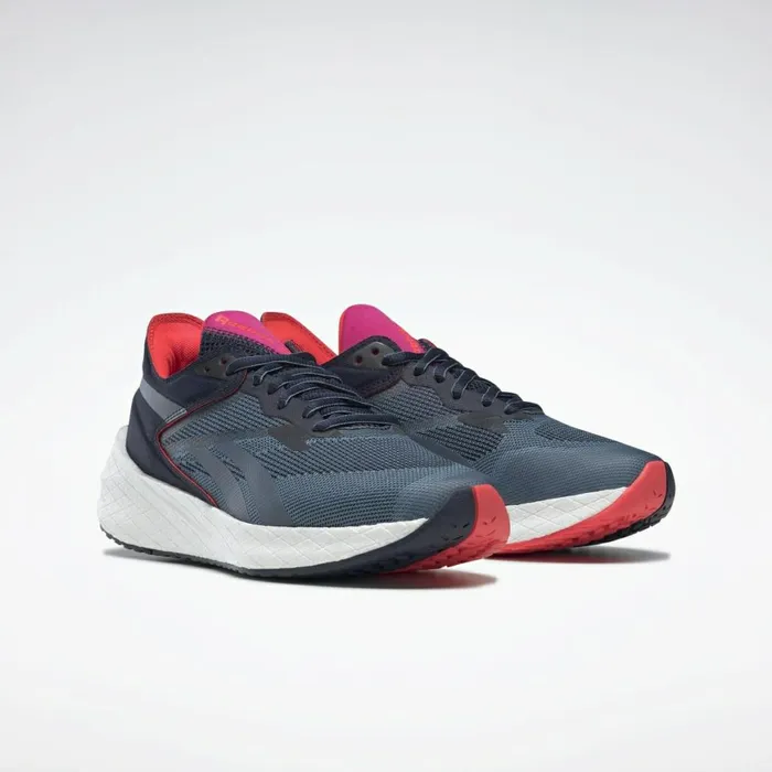 Floatride Womens Reebok Floatride Energy Symmetros Running Shoes Vector Navy Blue Slate Pursuit Pink