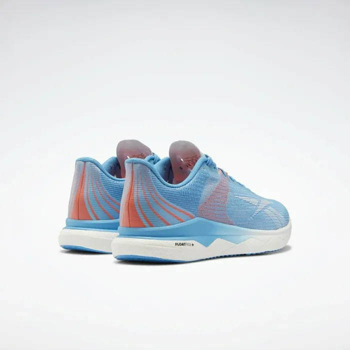 Floatride Womens Reebok Floatride Run Fast 3 Running Shoes Radiant Aqua Orange Flare Ftwr White