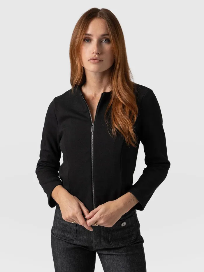 Florence Jacket 8211 Black Black Women Saint And Sofia Coats and Jackets
