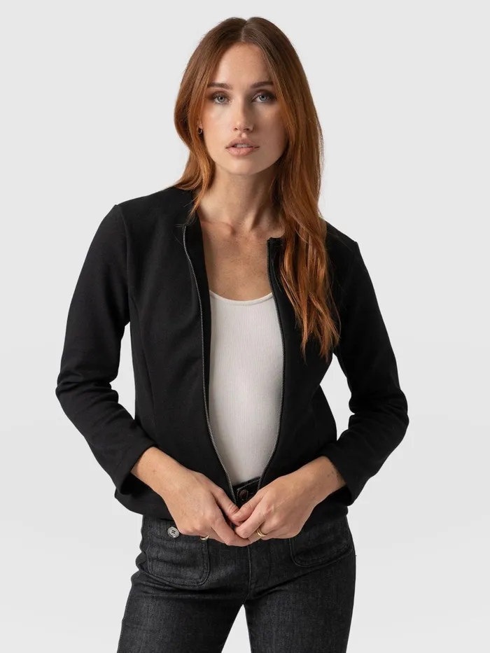 Florence Jacket 8211 Black Black Women Saint And Sofia Coats and Jackets