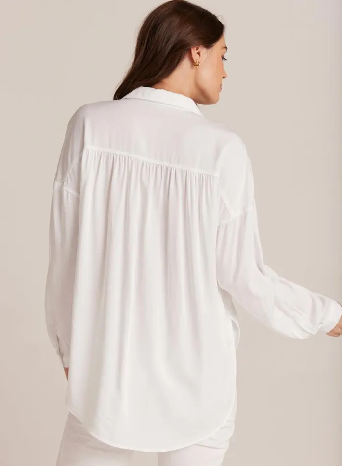 Flowy Beach Shirt 8211 White Women Bella Dahl Button Down Flowy Beach Shirt 8211 White Women Bella Dahl Button Down