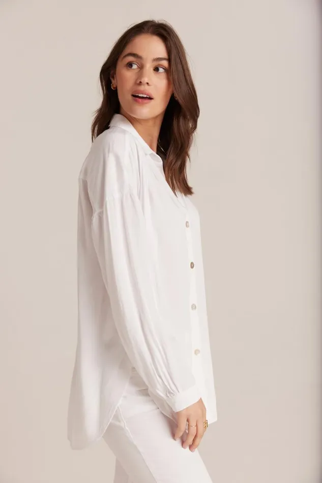 Flowy Beach Shirt 8211 White Women Bella Dahl Button Down Flowy Beach Shirt 8211 White Women Bella Dahl Button Down