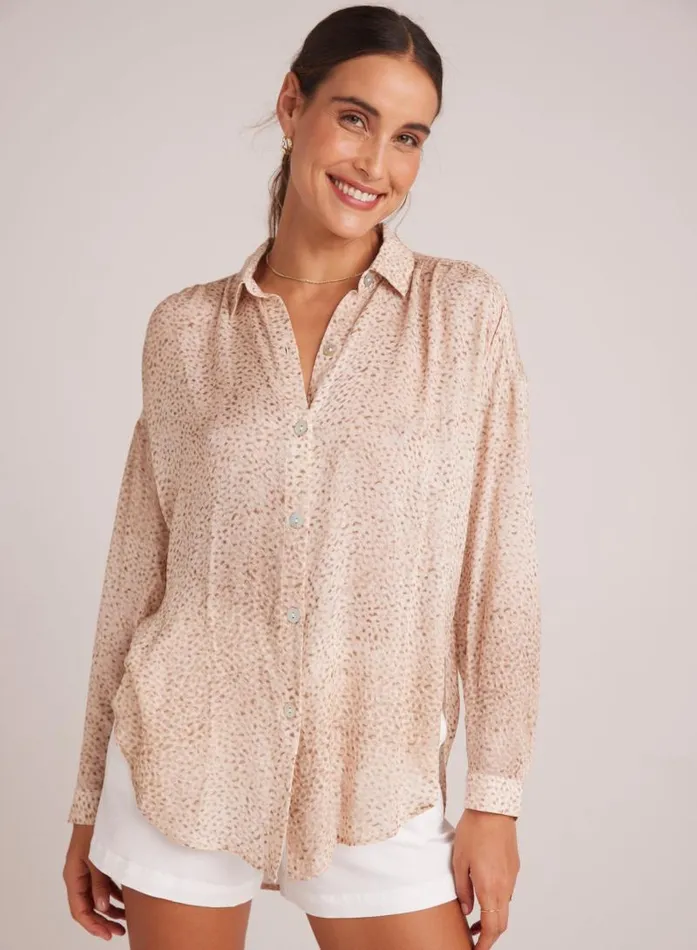 Flowy Shirt 8211 Salvador Sand Print Women Bella Dahl Button Down Flowy Shirt 8211 Salvador Sand Print Women Bella Dahl Button Down