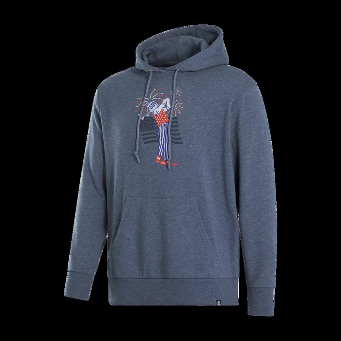 FootJoy Base MidLayers Men Uncle Sam Hoodie Navy