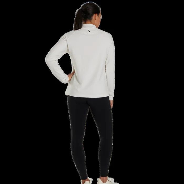 FootJoy Base MidLayers Women QuarterZip Rib MidLayer Birchwood FootJoy Base MidLayers Women QuarterZip Rib MidLayer Birchwood