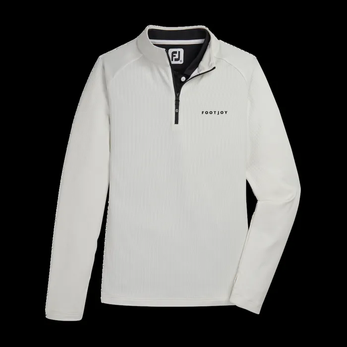 FootJoy Base MidLayers Women QuarterZip Rib MidLayer Birchwood FootJoy Base MidLayers Women QuarterZip Rib MidLayer Birchwood