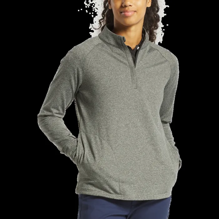 FootJoy Base MidLayers Women ThermoSeries QuarterZip Black