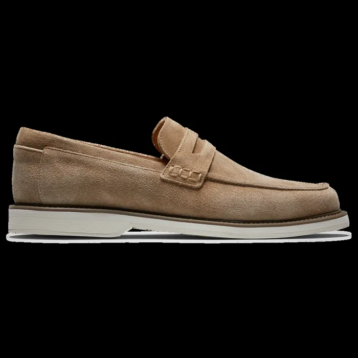 FootJoy OffCourse Men Suede Loafer Taupe