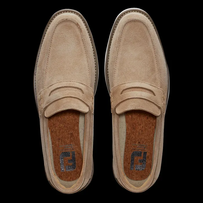 FootJoy OffCourse Men Suede Loafer Taupe FootJoy OffCourse Men Suede Loafer Taupe