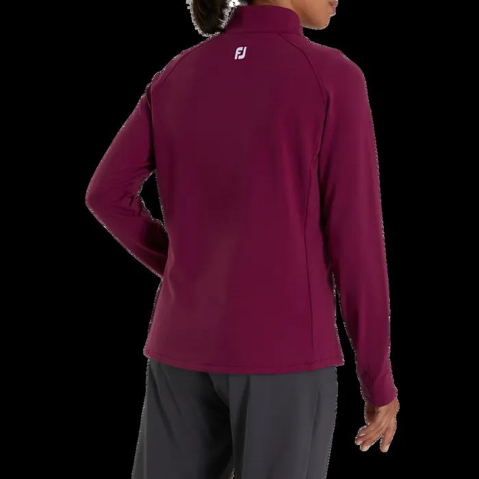 FootJoy Outer Layers Women Hybrid Jacket 8211 FJ Tour Logo Fig Pink FootJoy Outer Layers Women Hybrid Jacket 8211 FJ Tour Logo Fig Pink