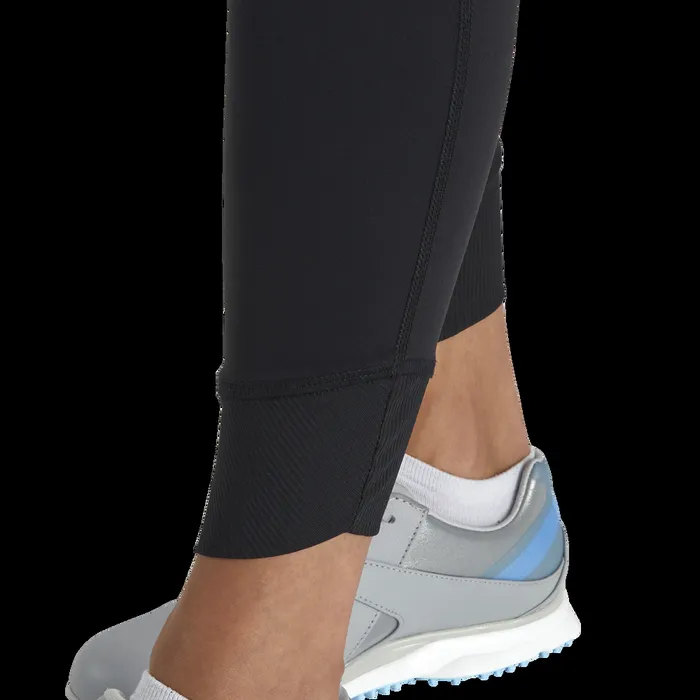 FootJoy Pants Women Ankle Length Rib Block Leggings Black FootJoy Pants Women Ankle Length Rib Block Leggings Black