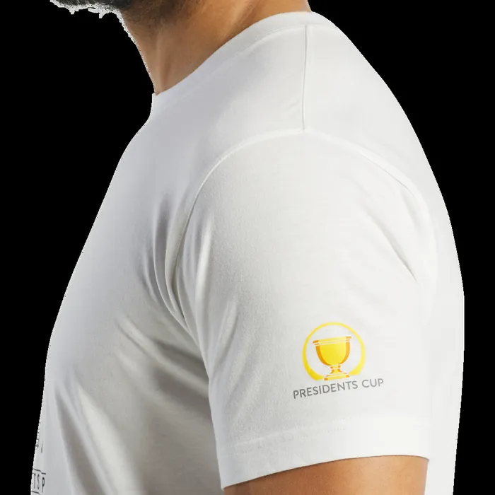 FootJoy Shirts Men 2024 Presidents Cup Swing Tee White FootJoy Shirts Men 2024 Presidents Cup Swing Tee White