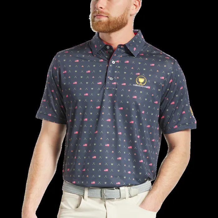 FootJoy Shirts Men 2024 Presidents Cup Team USA Lisle Navy FootJoy Shirts Men 2024 Presidents Cup Team USA Lisle Navy