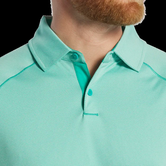 FootJoy Shirts Men Geo Jacquard Emerald White FootJoy Shirts Men Geo Jacquard Emerald White