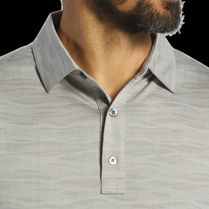 FootJoy Shirts Men Jacquard Wave Platinum FootJoy Shirts Men Jacquard Wave Platinum