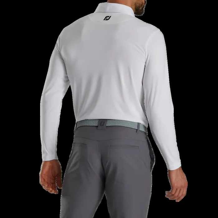 FootJoy Shirts Men Sun Protection Long Sleeve White FootJoy Shirts Men Sun Protection Long Sleeve White